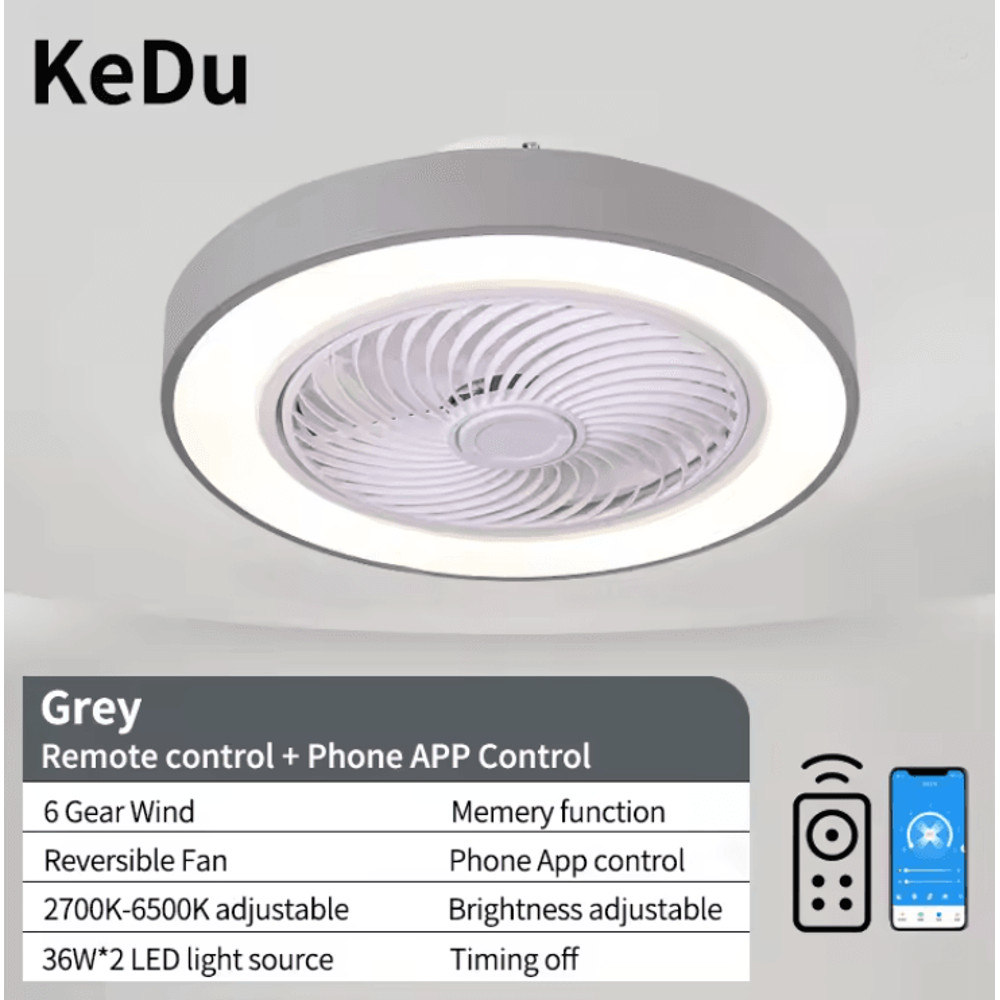 LumiBreeze Modern Ceiling Fan Light With Remote Control Quiet Energy Efficient And Stylish Home Li 6