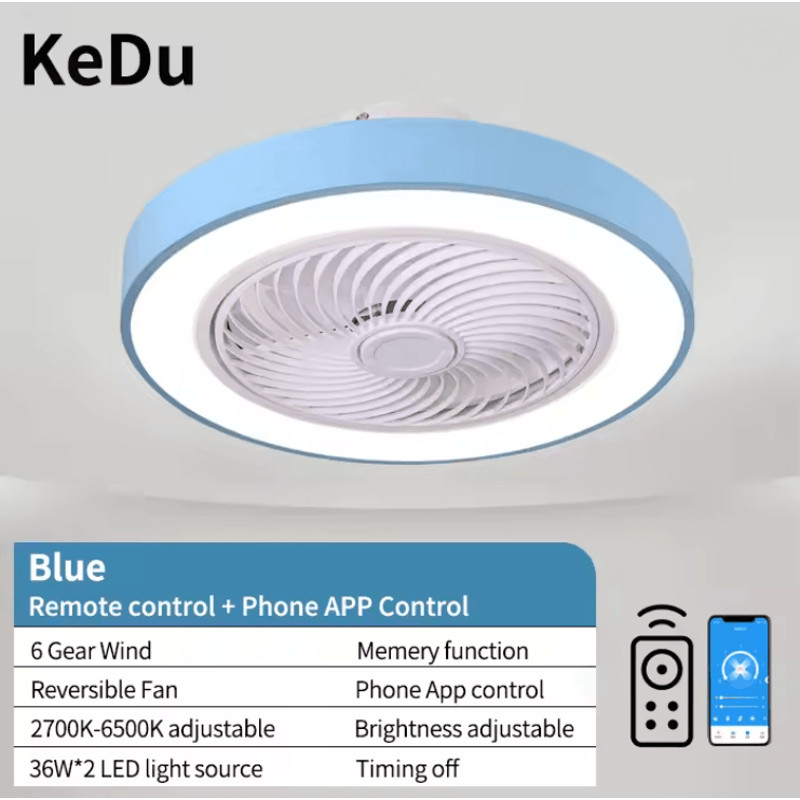 LumiBreeze Modern Ceiling Fan Light With Remote Control Quiet Energy Efficient And Stylish Home Li 7