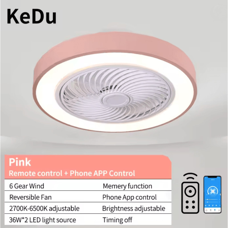 LumiBreeze Modern Ceiling Fan Light With Remote Control Quiet Energy Efficient And Stylish Home Li 8