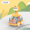 TurboZoo Pull Back Animal Cars For Kids Fun Educational And Built For Endless Play 3