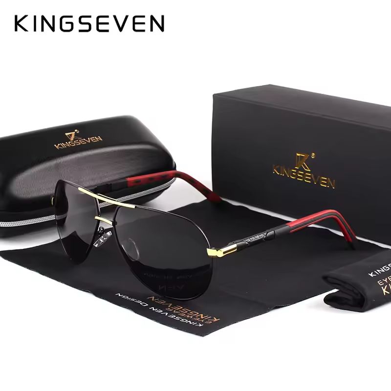 Kingseven Vintage Polarized Sunglasses For Men And Women 4