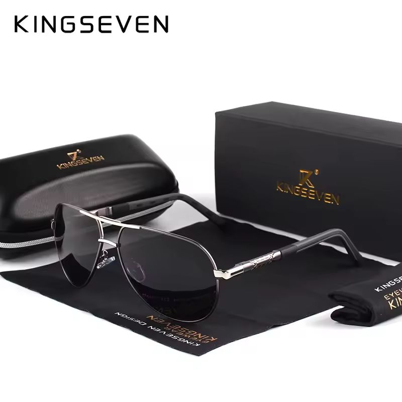 Kingseven Vintage Polarized Sunglasses For Men And Women 6