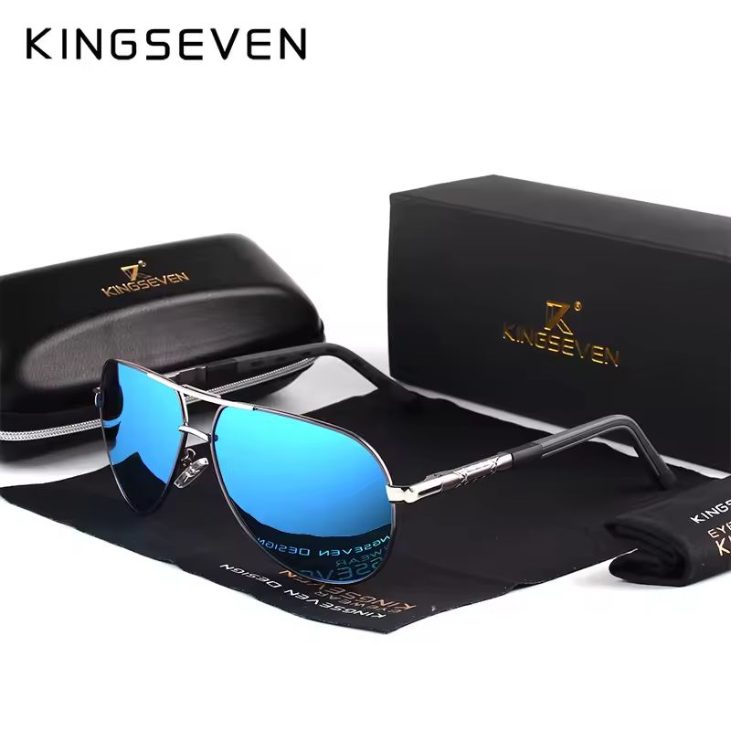 Kingseven Vintage Polarized Sunglasses For Men And Women 7