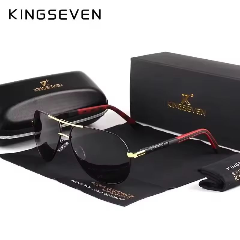 Kingseven Vintage Polarized Sunglasses For Men And Women 11