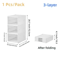6 Layer Stackable Transparent Shoe Storage Box Organizer 3