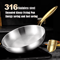 ChefSteel 316 Stainless Steel Nonstick Frying Pan 0
