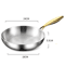 ChefSteel 316 Stainless Steel Nonstick Frying Pan 4