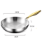 ChefSteel 316 Stainless Steel Nonstick Frying Pan 4