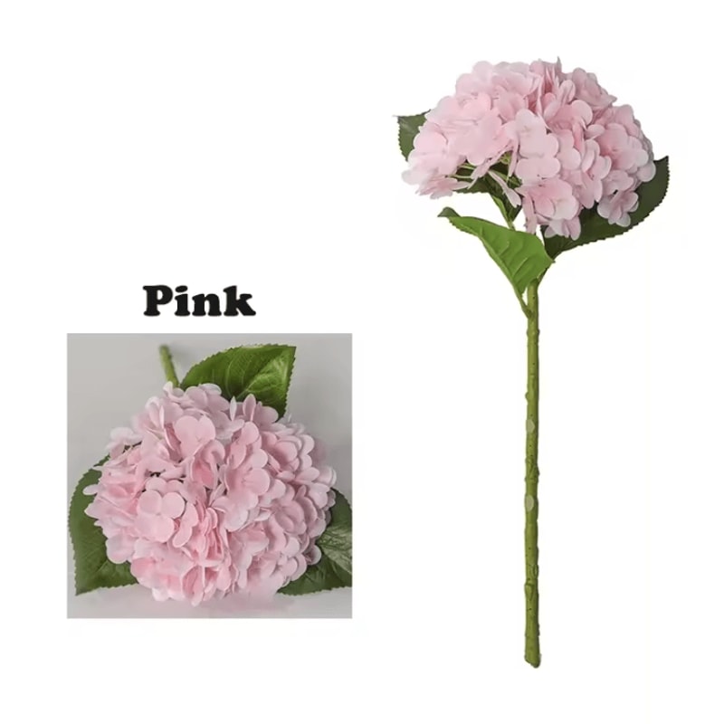 BloomLuxe Real Touch Hydrangea Artificial Flowers 4