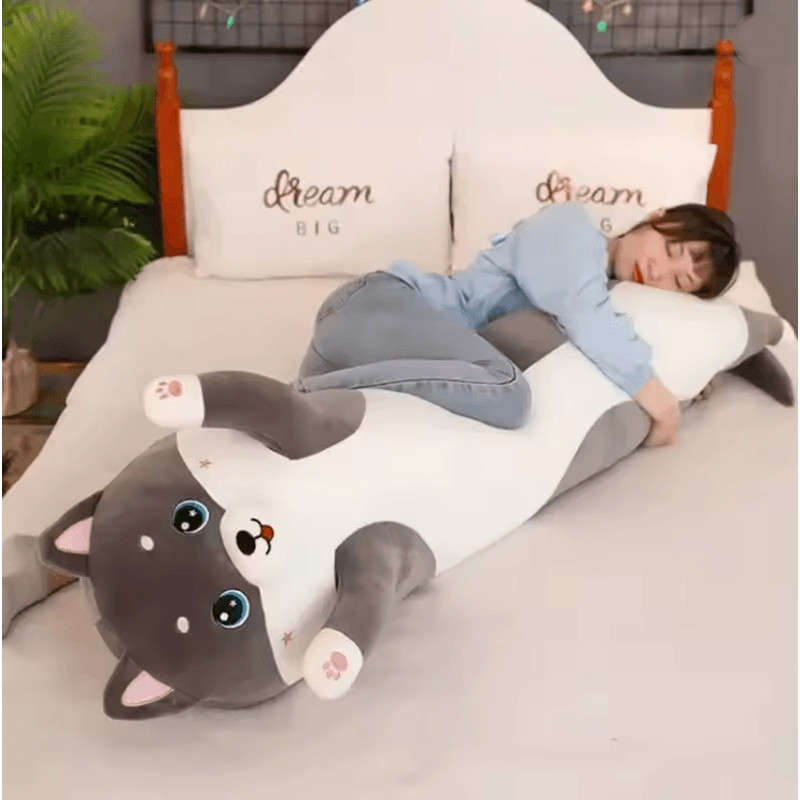 CuddlePaws Husky Body Pillow Plush 0