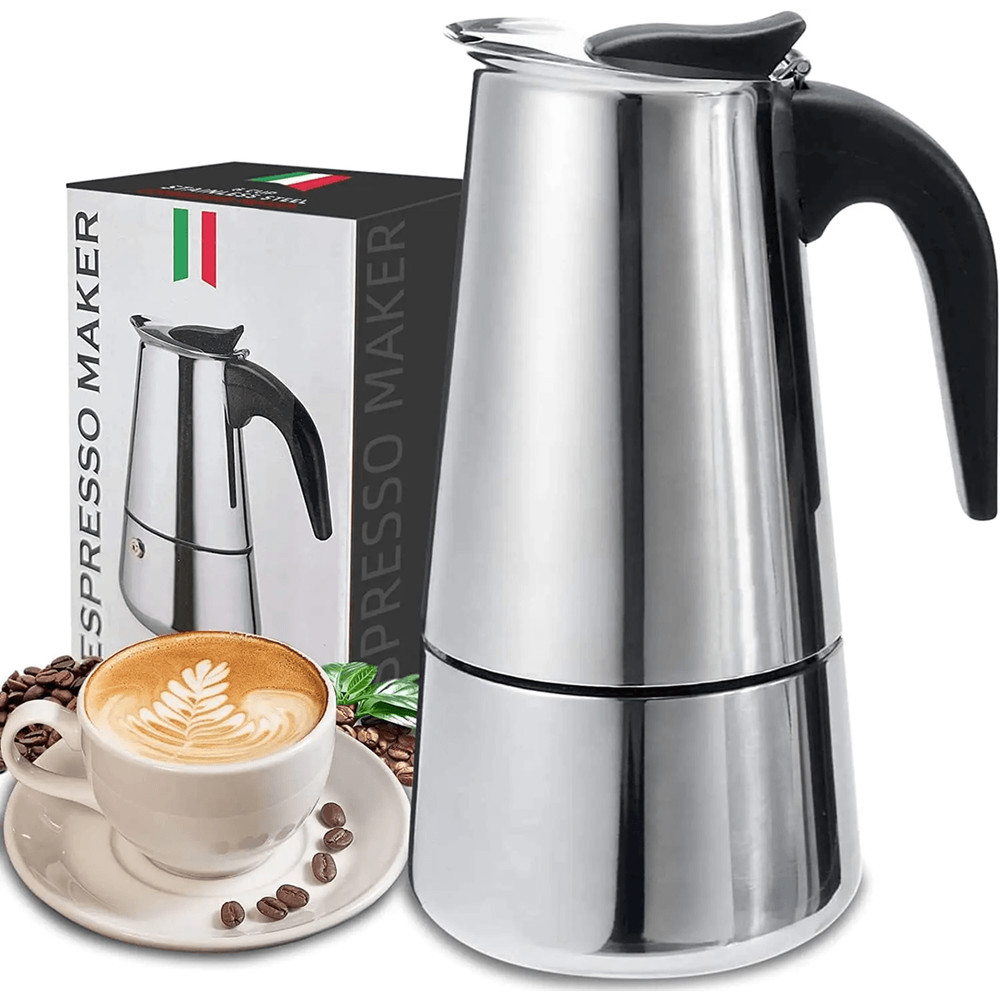 BrewMaster Classic Moka Coffee Maker 0