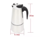 BrewMaster Classic Moka Coffee Maker 6
