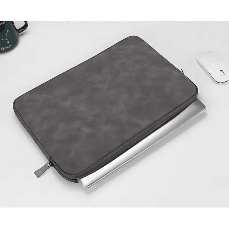 SlimGuard PU Leather Laptop Sleeve Case 6