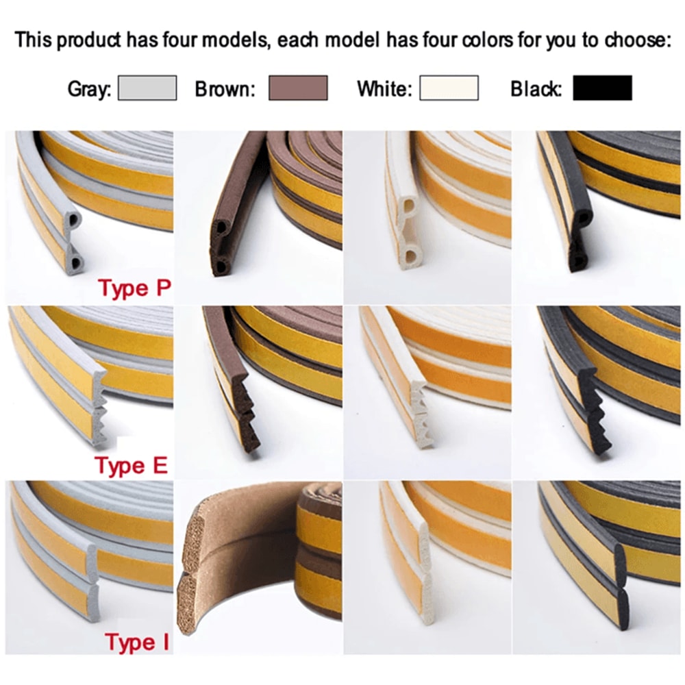 SealPro Self Adhesive Weather Stripping Tape 2