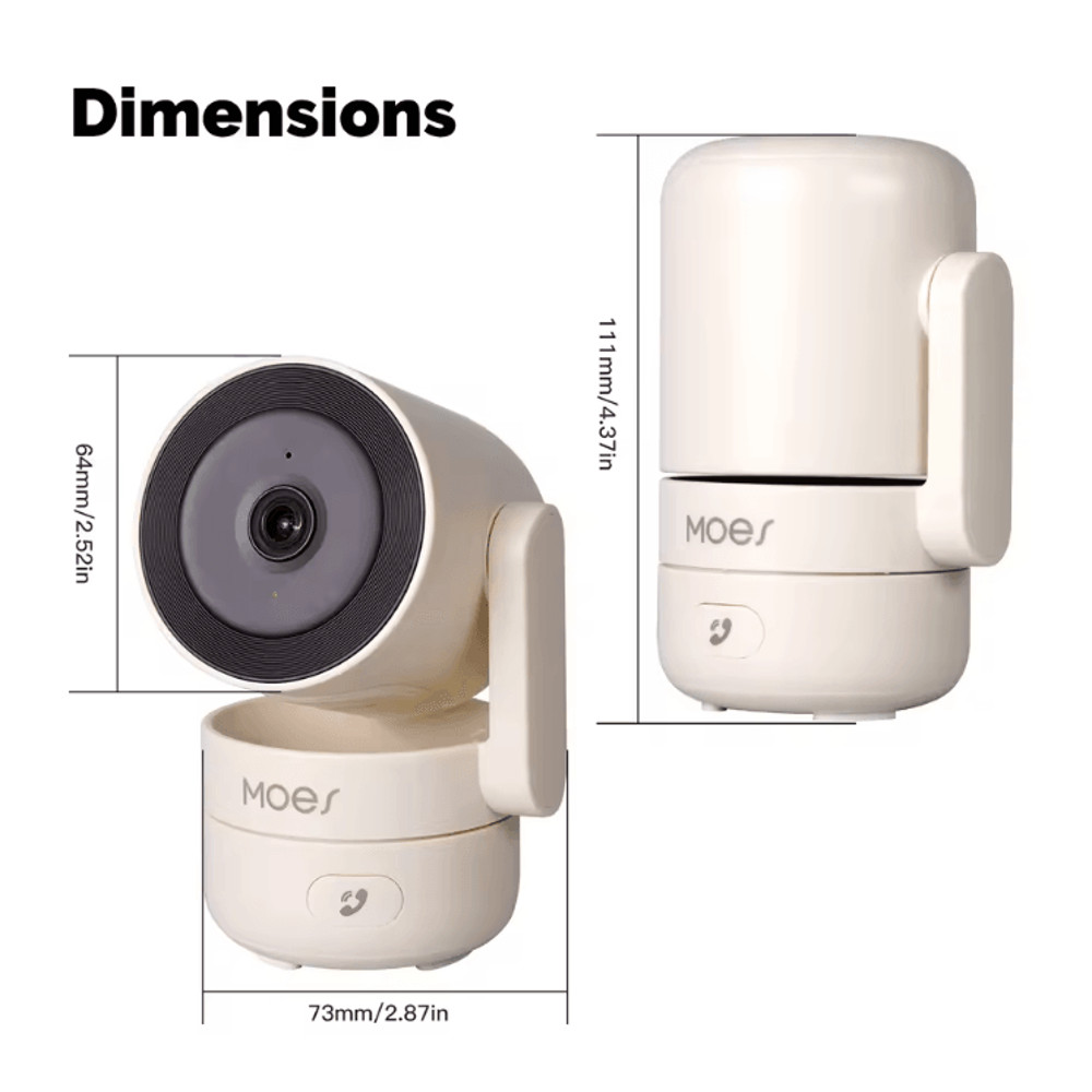 HomeGuard 4MP Tuya WiFi Smart Security Camera With Pan Tilt And Night Vision 2