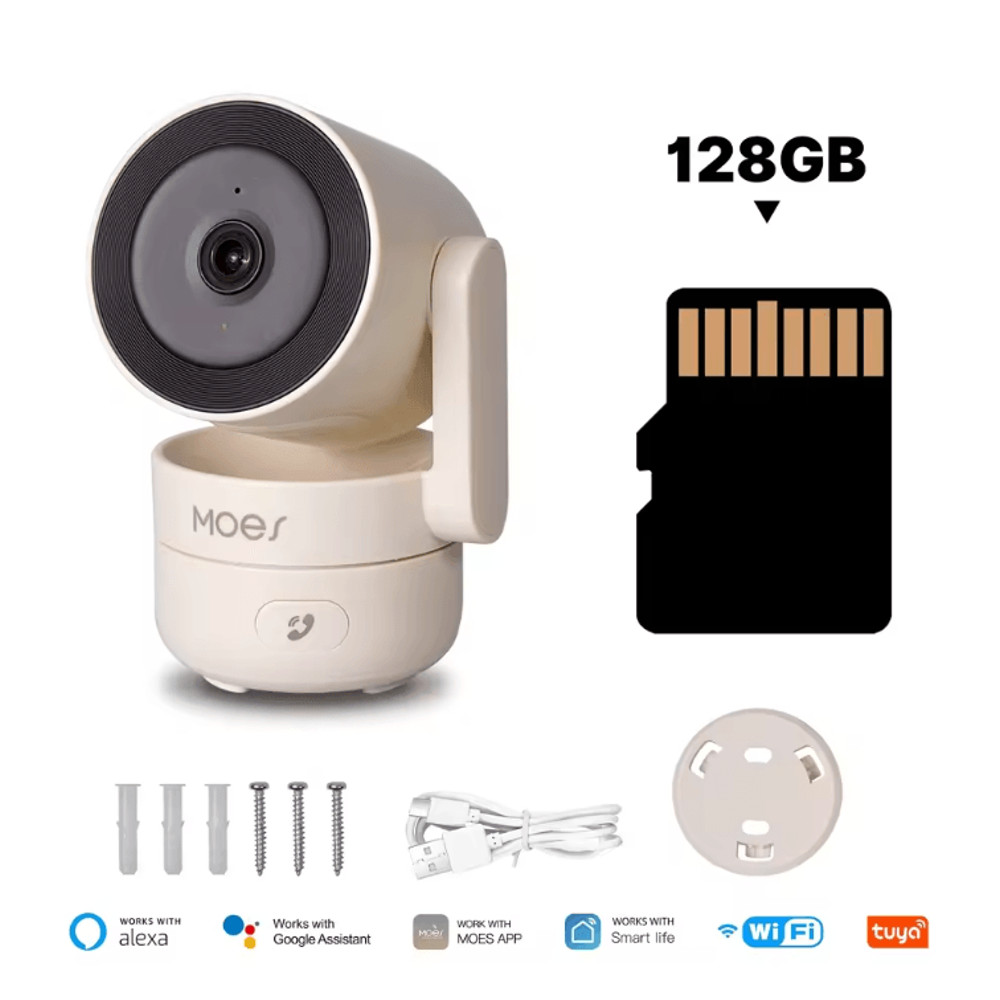 HomeGuard 4MP Tuya WiFi Smart Security Camera With Pan Tilt And Night Vision 6