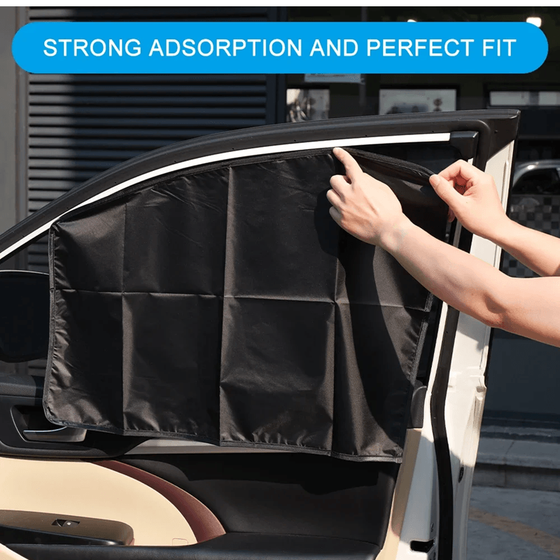 ShadeGuard Magnetic Car Sunshade DoubleSided UV Protection Window Shield For All Vehicles 2