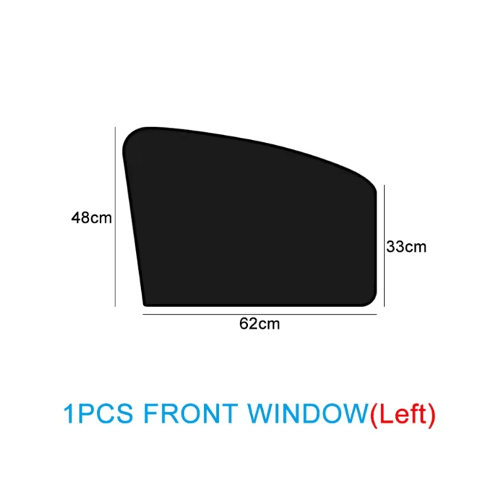 ShadeGuard Magnetic Car Sunshade DoubleSided UV Protection Window Shield For All Vehicles 5