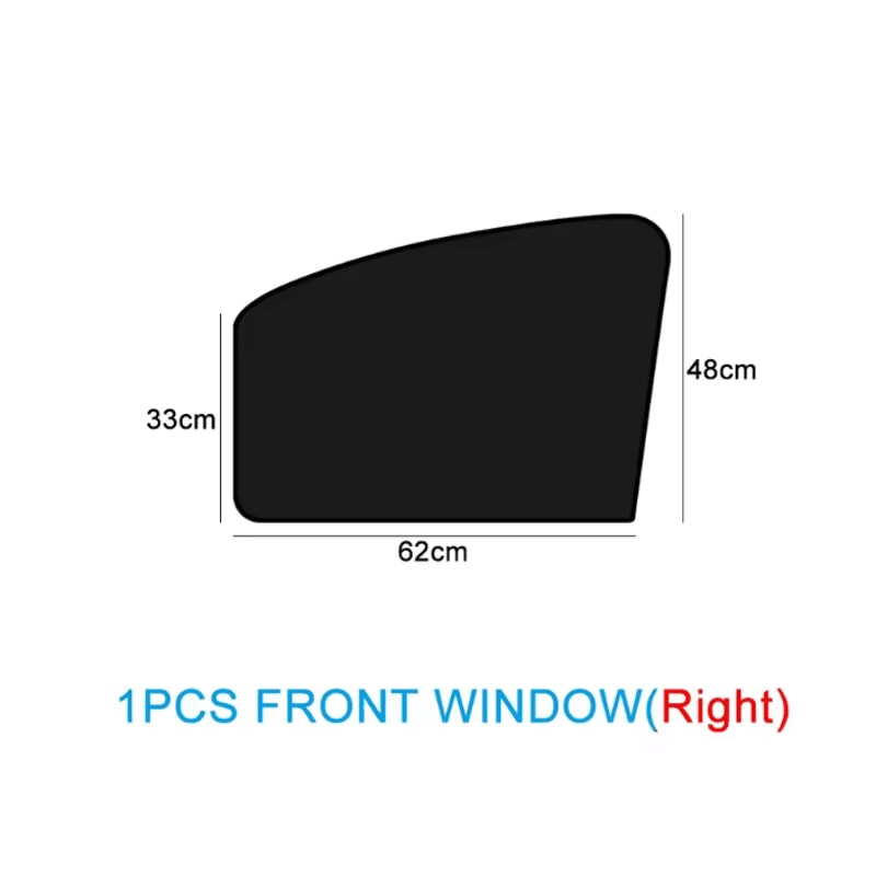 ShadeGuard Magnetic Car Sunshade DoubleSided UV Protection Window Shield For All Vehicles 6