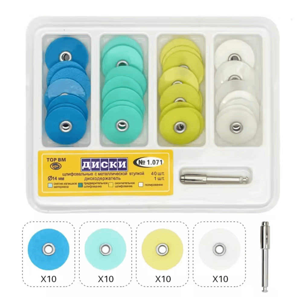 ProGloss 40Piece Dental Polishing Disc Kit 4