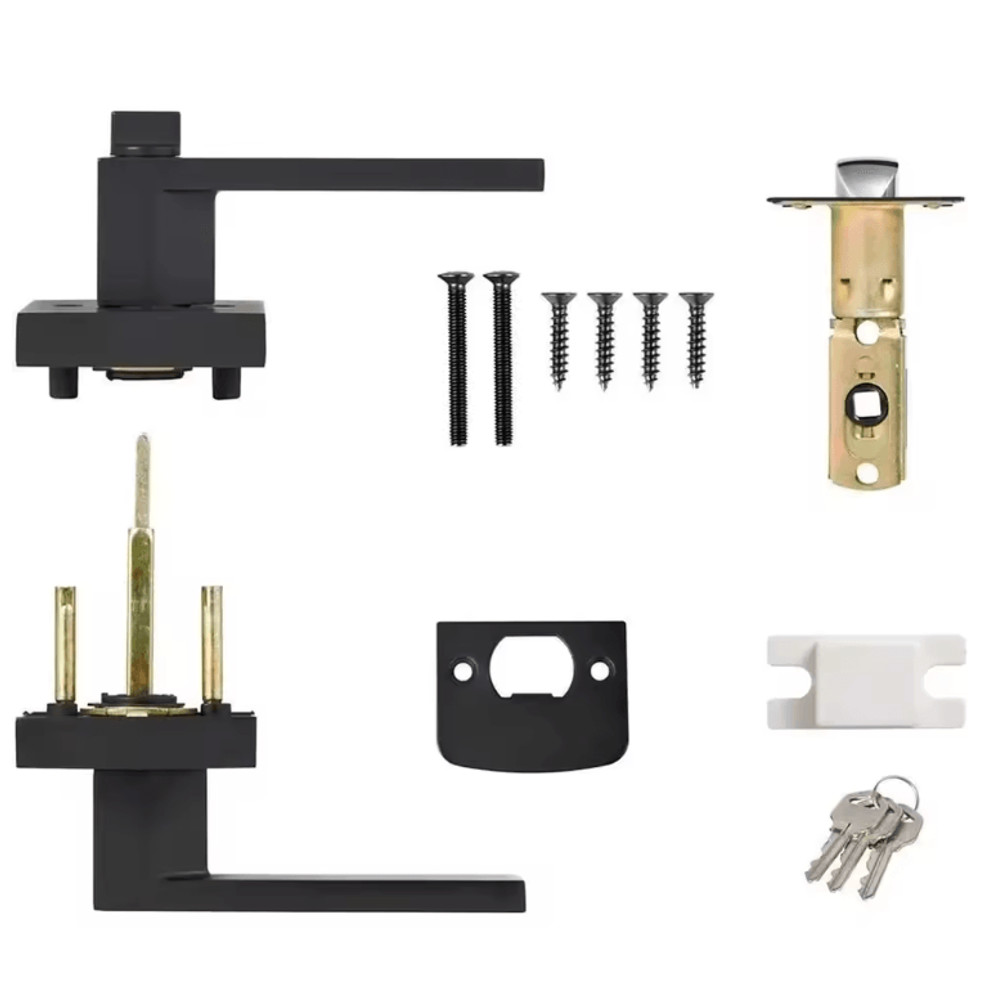 SecureLatch HeavyDuty Interior Door Handle Lock Kit 1