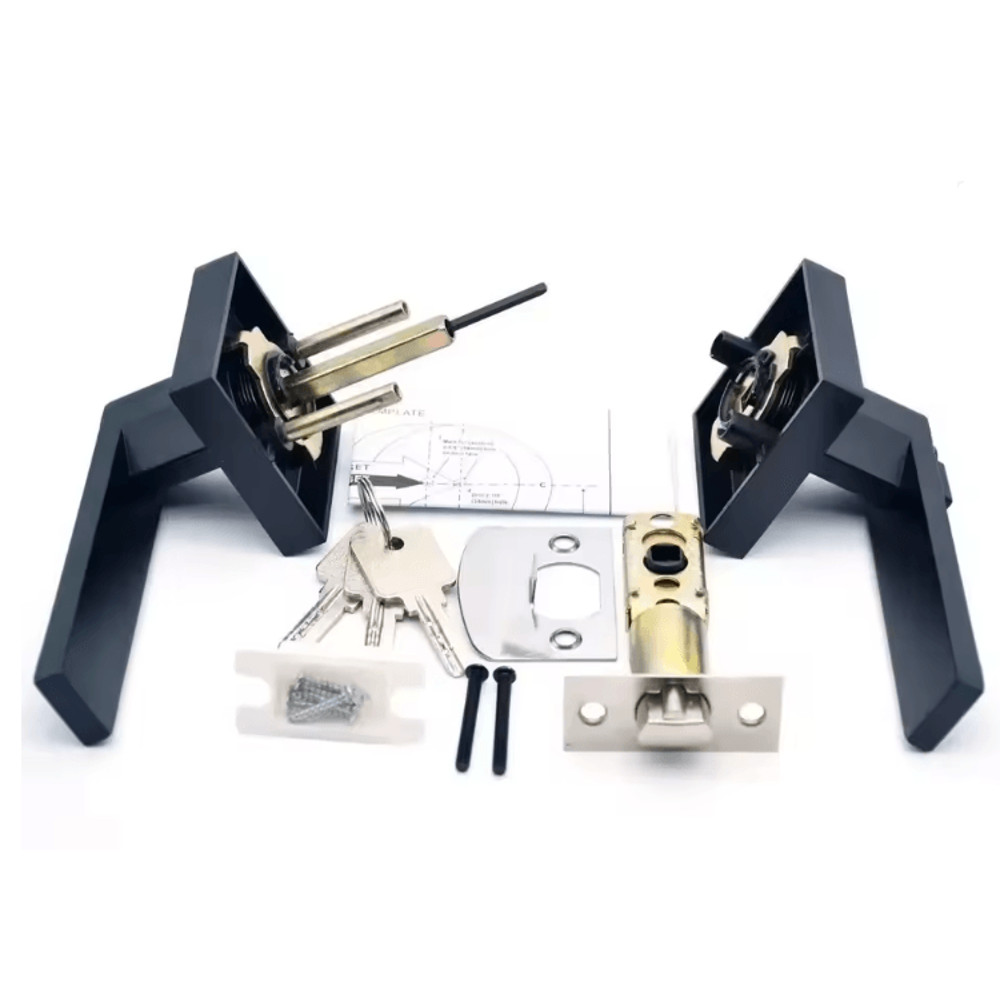 SecureLatch HeavyDuty Interior Door Handle Lock Kit 3