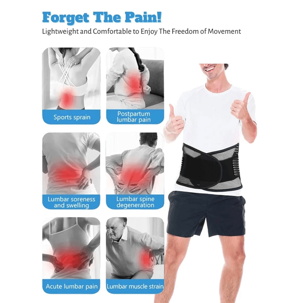 SpineAlign Adjustable Back Brace For Men And Women 3