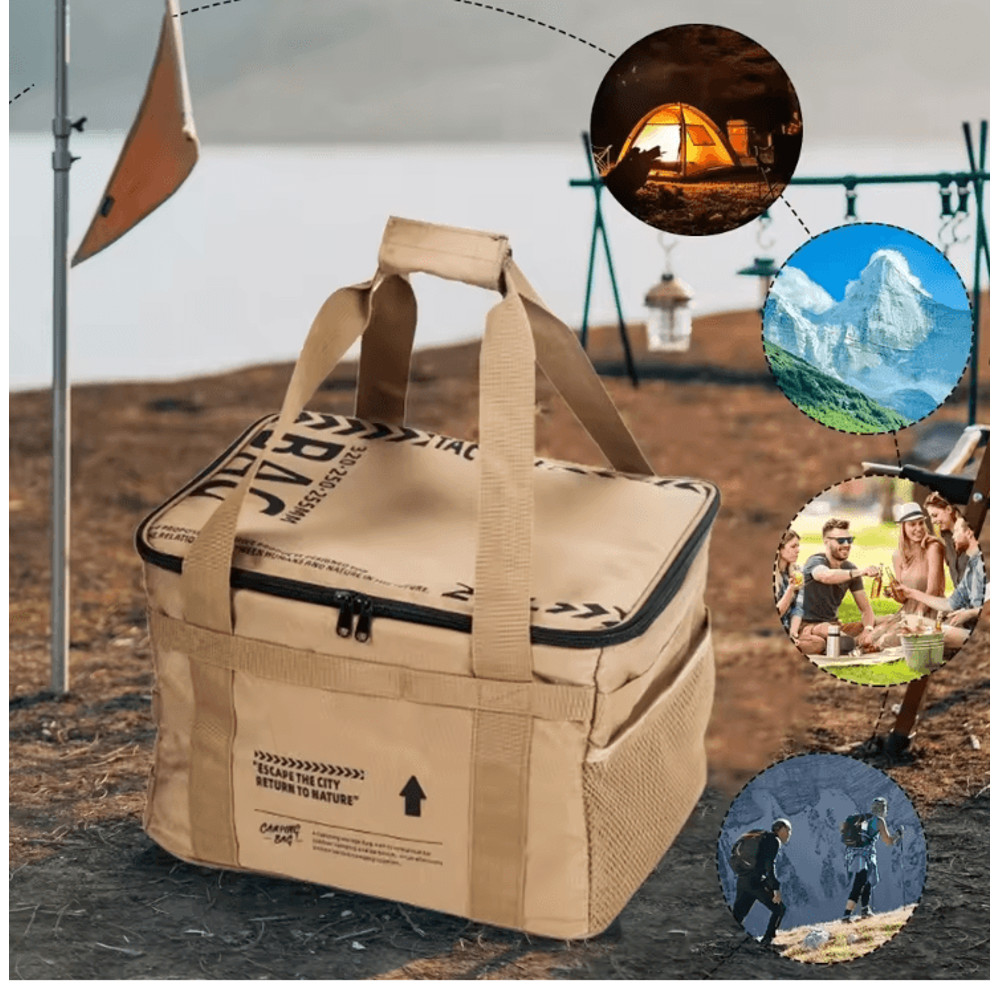 TrailMate Tactical Camping Storage Bag With Insulated Folding Design And MultiCompartment Organizer 1