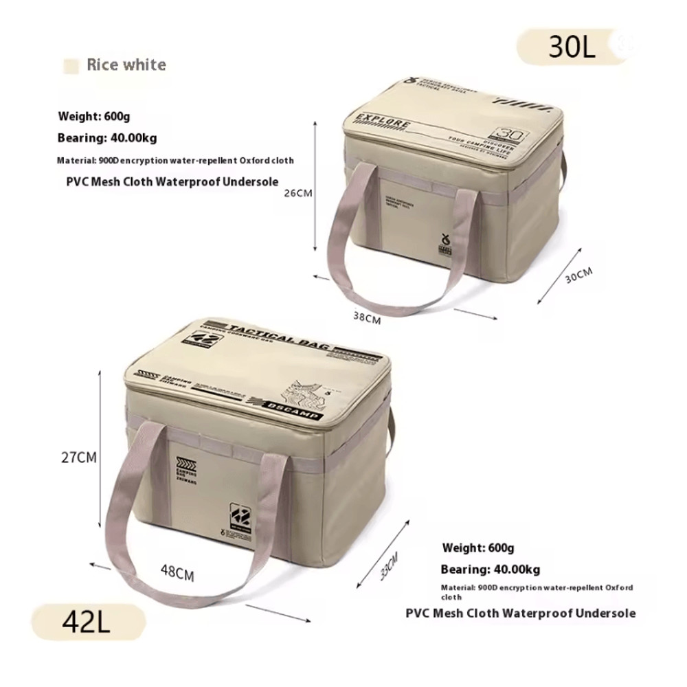 TrailMate Tactical Camping Storage Bag With Insulated Folding Design And MultiCompartment Organizer 8