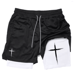 flexcore 2 in 1 mens performance shorts – breathable gym running shorts