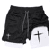 FlexCore 2 In 1 Mens Performance Shorts  Breathable Gym Running Shorts 0