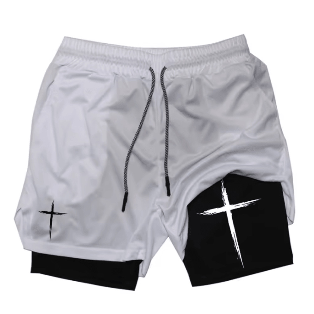 FlexCore 2 In 1 Mens Performance Shorts  Breathable Gym Running Shorts 2