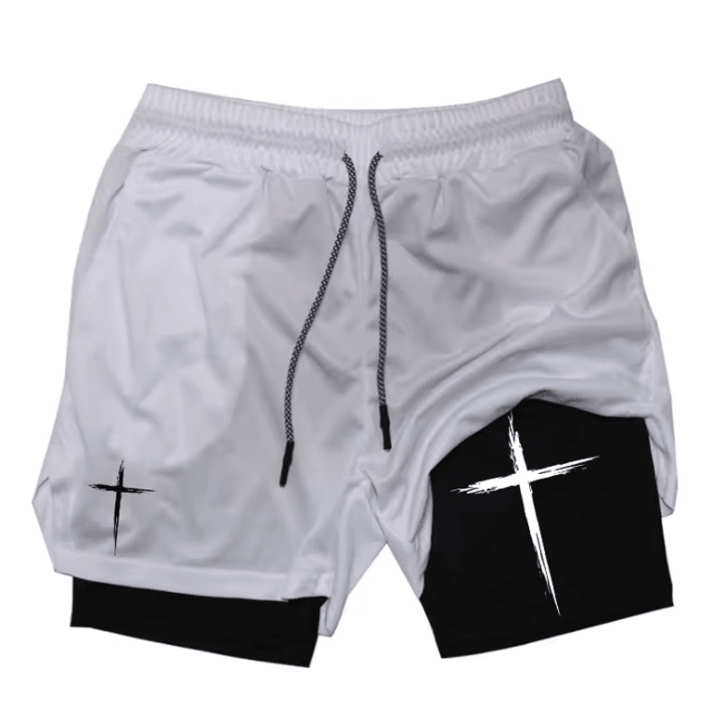 FlexCore 2 In 1 Mens Performance Shorts  Breathable Gym Running Shorts 2