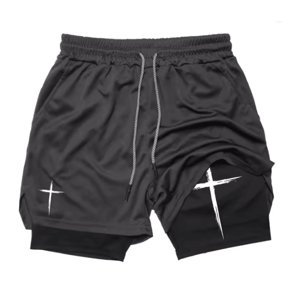 FlexCore 2 In 1 Mens Performance Shorts  Breathable Gym Running Shorts 3