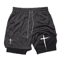 FlexCore 2 In 1 Mens Performance Shorts  Breathable Gym Running Shorts 3