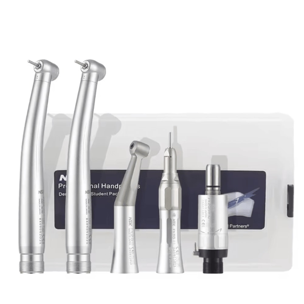 NSK FX Dual Drive Dental Handpiece Set 11 Contra Angle And High Speed Turbine 7