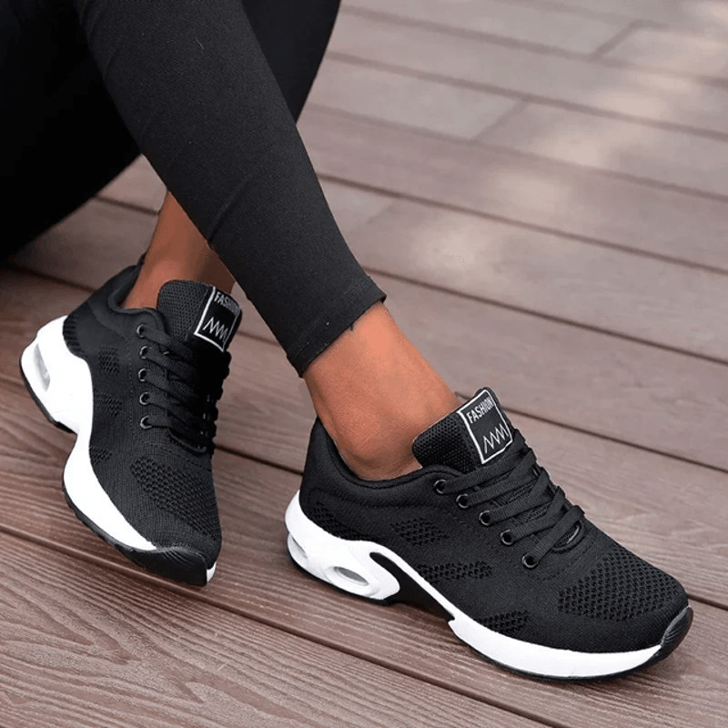 AirStride Women Platform Mesh Breathable Sneakers 0