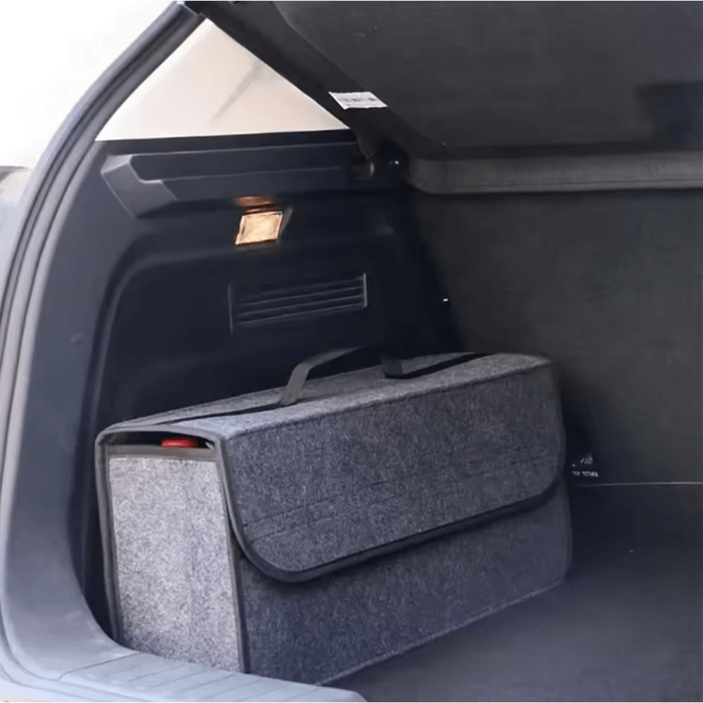 FeltEase Foldable Car Storage Box Organizer Large Capacity Trunk Bag 0
