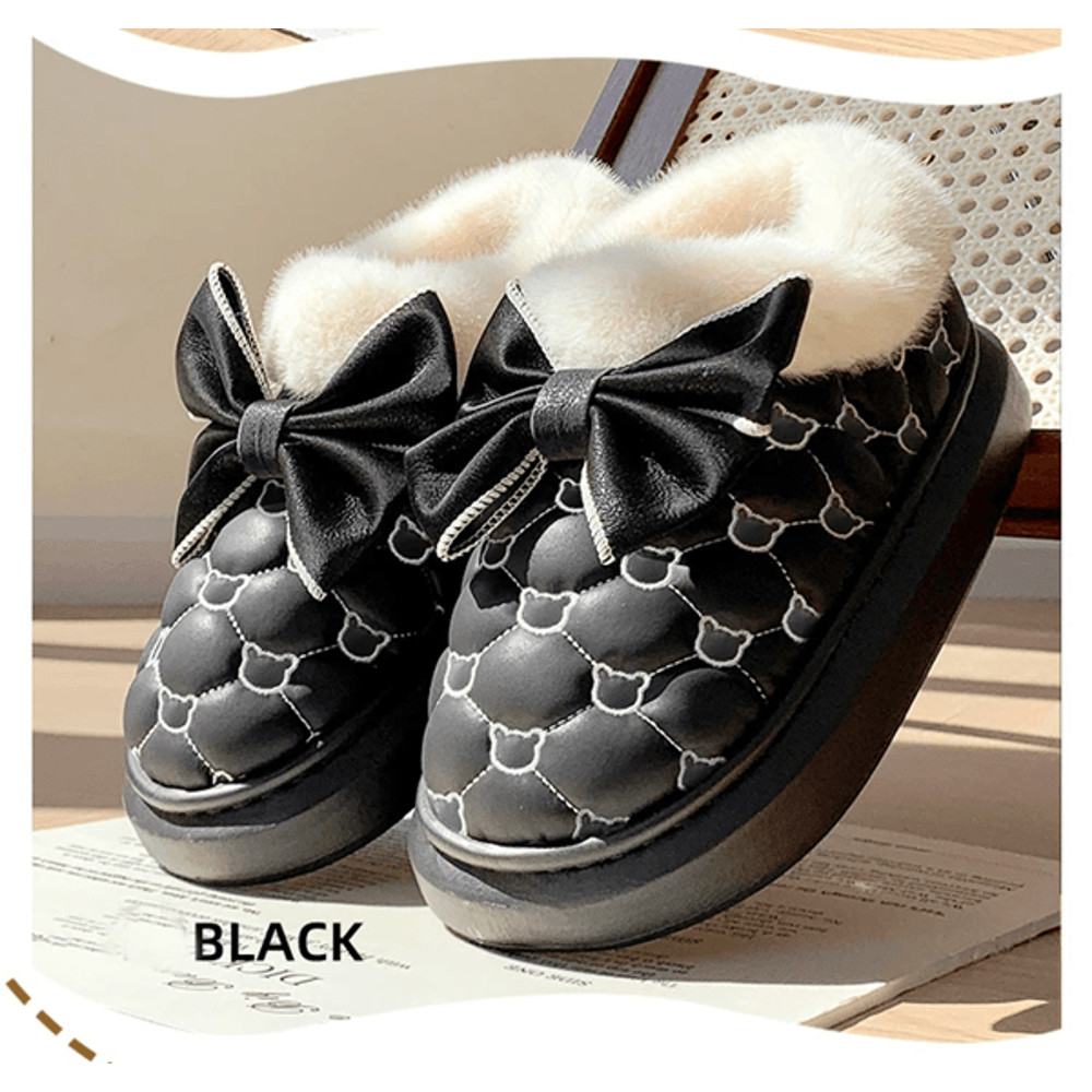 CozyBow Women Platform Ankle Snow Booties With Fluffy Lining 4