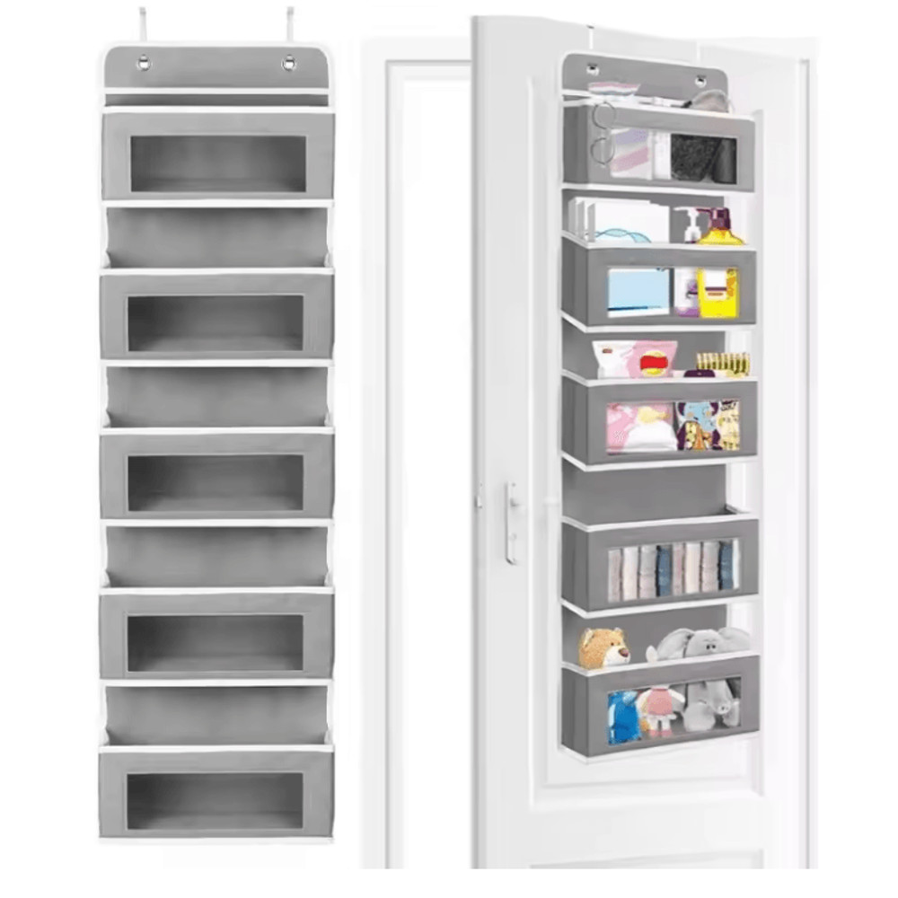 NeatNest 5 Shelf Hanging Door Storage Organizer With Large Pockets 0