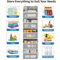 NeatNest 5 Shelf Hanging Door Storage Organizer With Large Pockets 1
