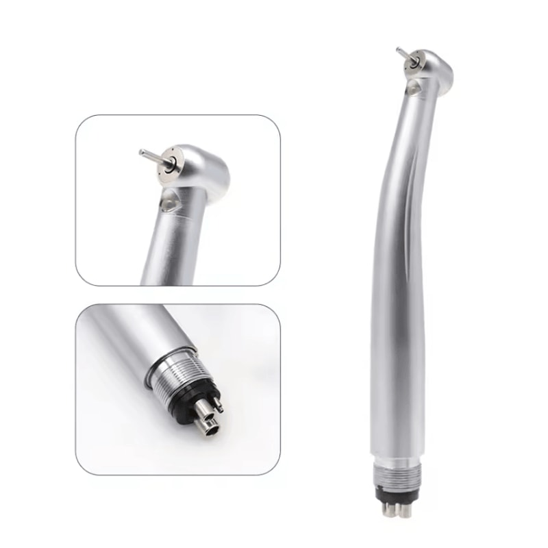 LumiDent LED Dental High Speed Handpiece With Ceramic Bearings And Push Button Design 5