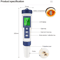 HydroSense 5 In 1 Digital Water Quality Tester With PH TDS EC Salinity And Temperature Display 2