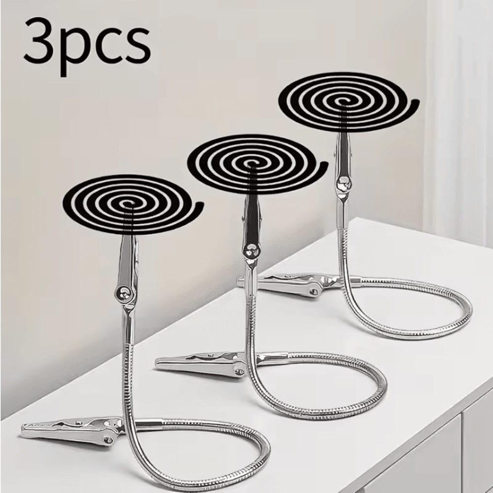 DualGrip Mosquito Coil Holder Flexible Double Ended Clip 3