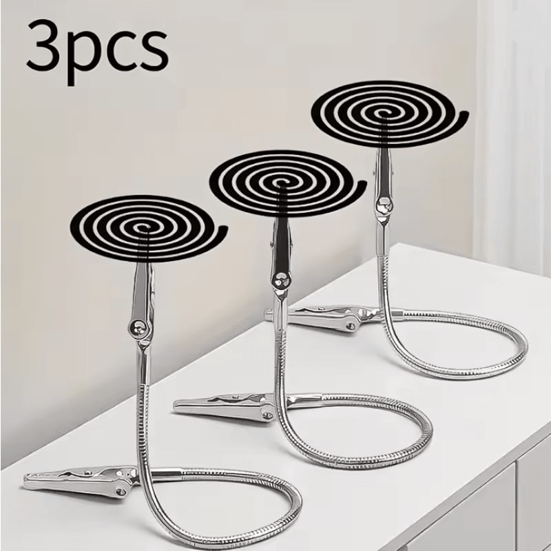 DualGrip Mosquito Coil Holder Flexible Double Ended Clip 3