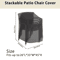 WeatherShield Stackable Patio Chair Cover Waterproof Outdoor Protector 1
