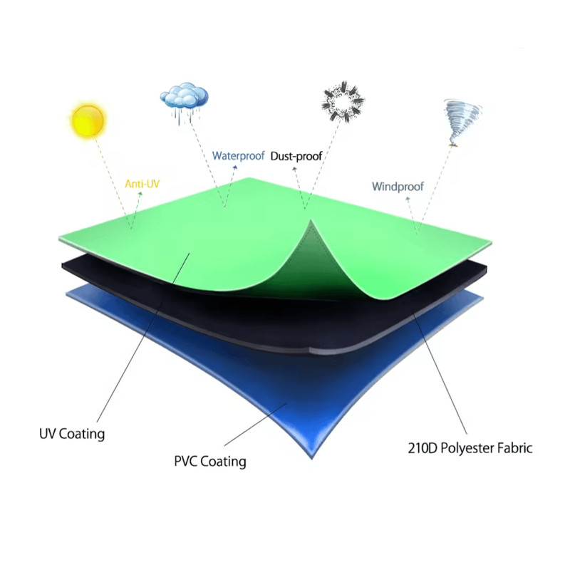 WeatherShield Stackable Patio Chair Cover Waterproof Outdoor Protector 2