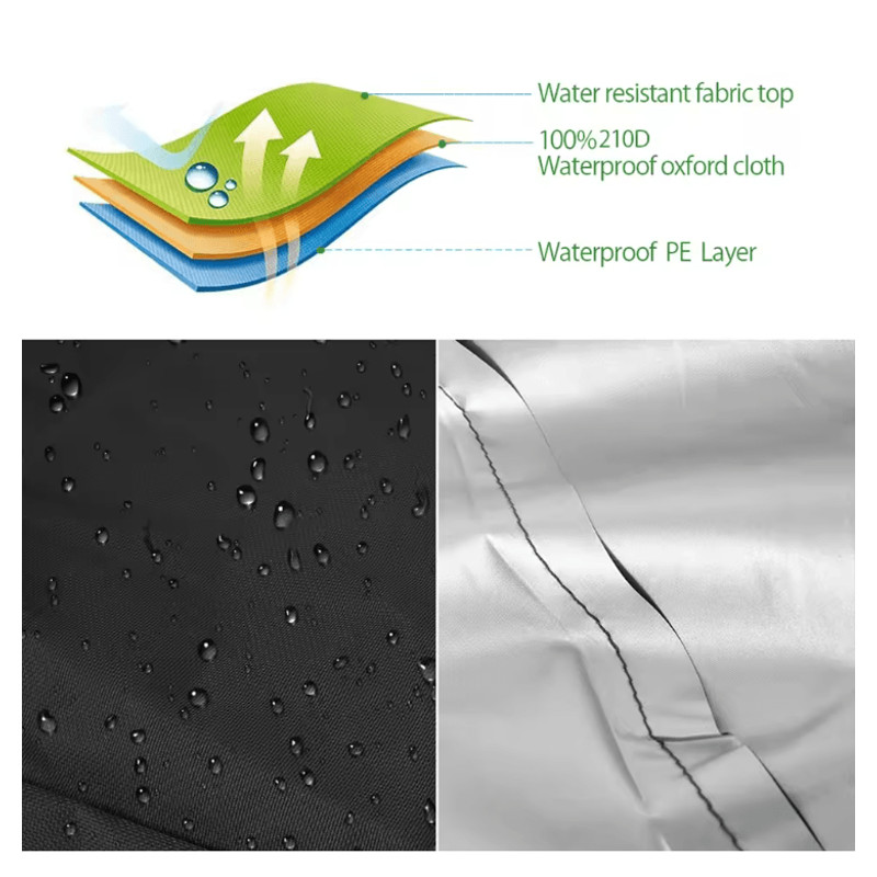 WeatherShield Stackable Patio Chair Cover Waterproof Outdoor Protector 3