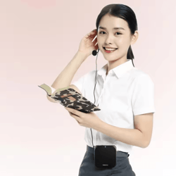 clearvoice portable headworn microphone and voice amplifier set