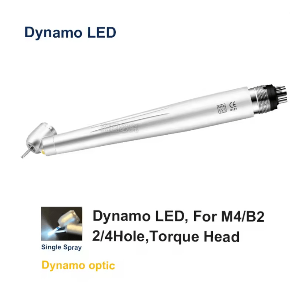 ProAngle 45 Degree LED Dental Handpiece With E Generator And Single Water Spray 0